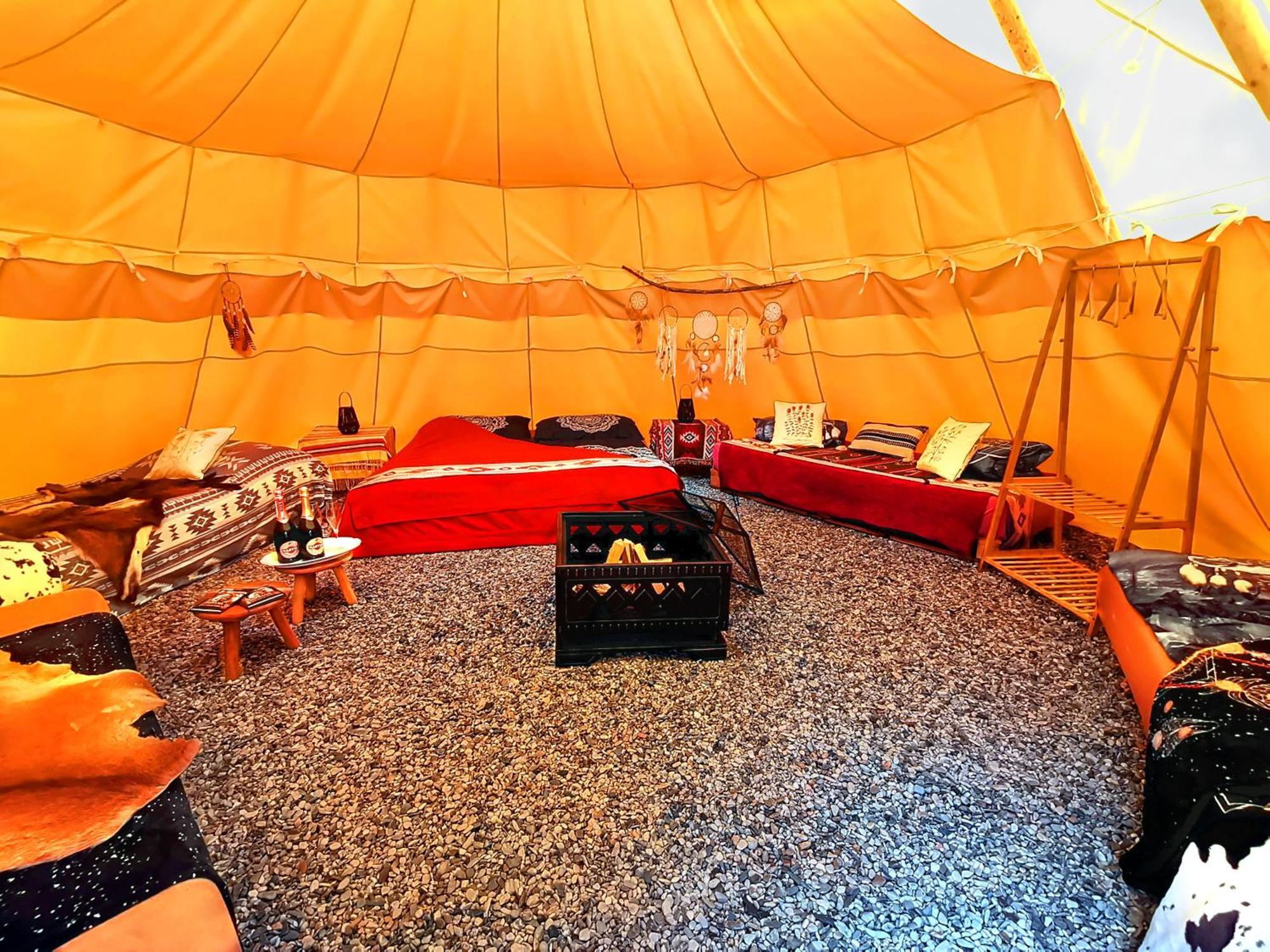 Teepee Camp Lounky Hotel Chodouny Exterior photo