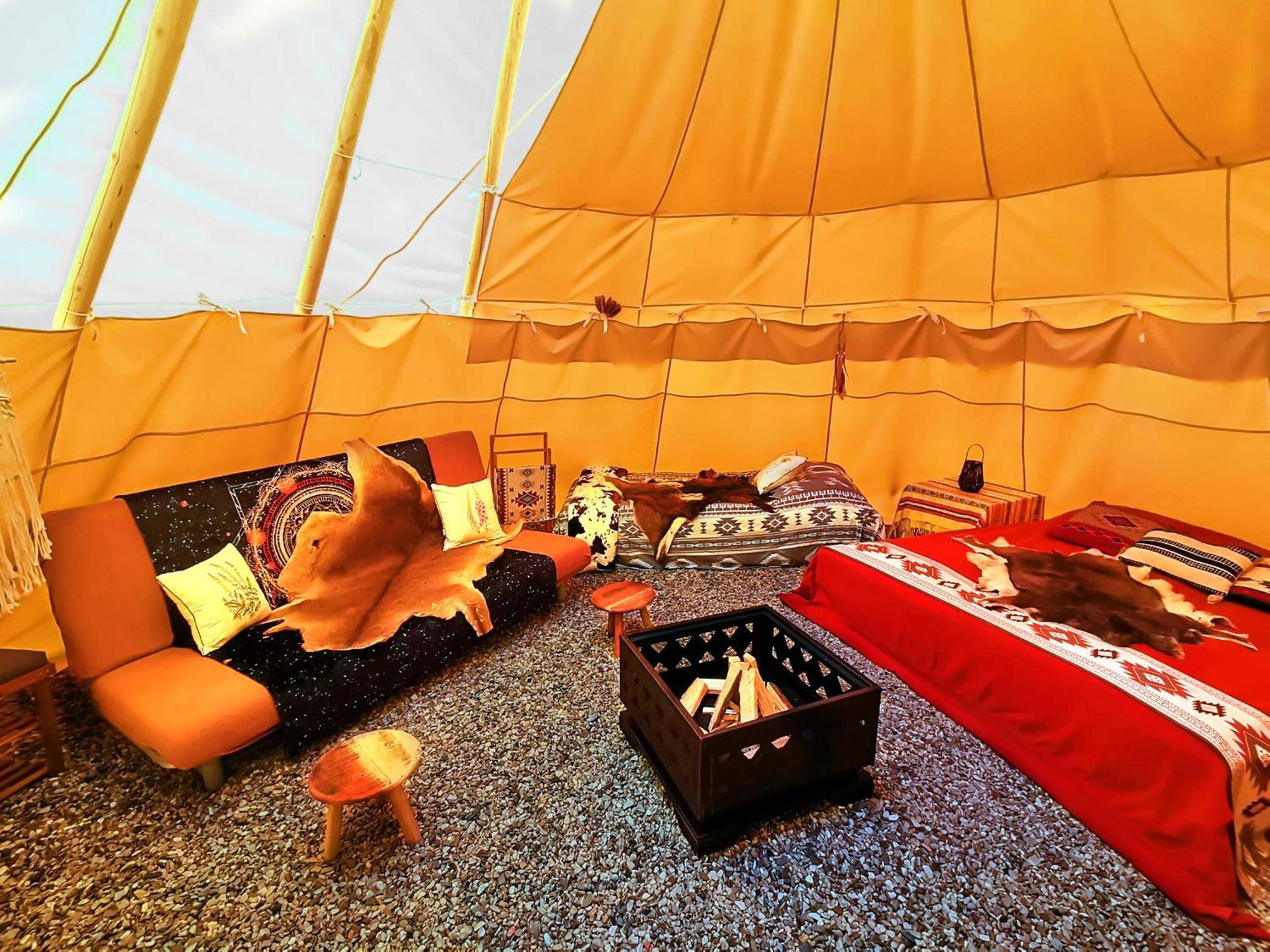 Teepee Camp Lounky Hotel Chodouny Exterior photo