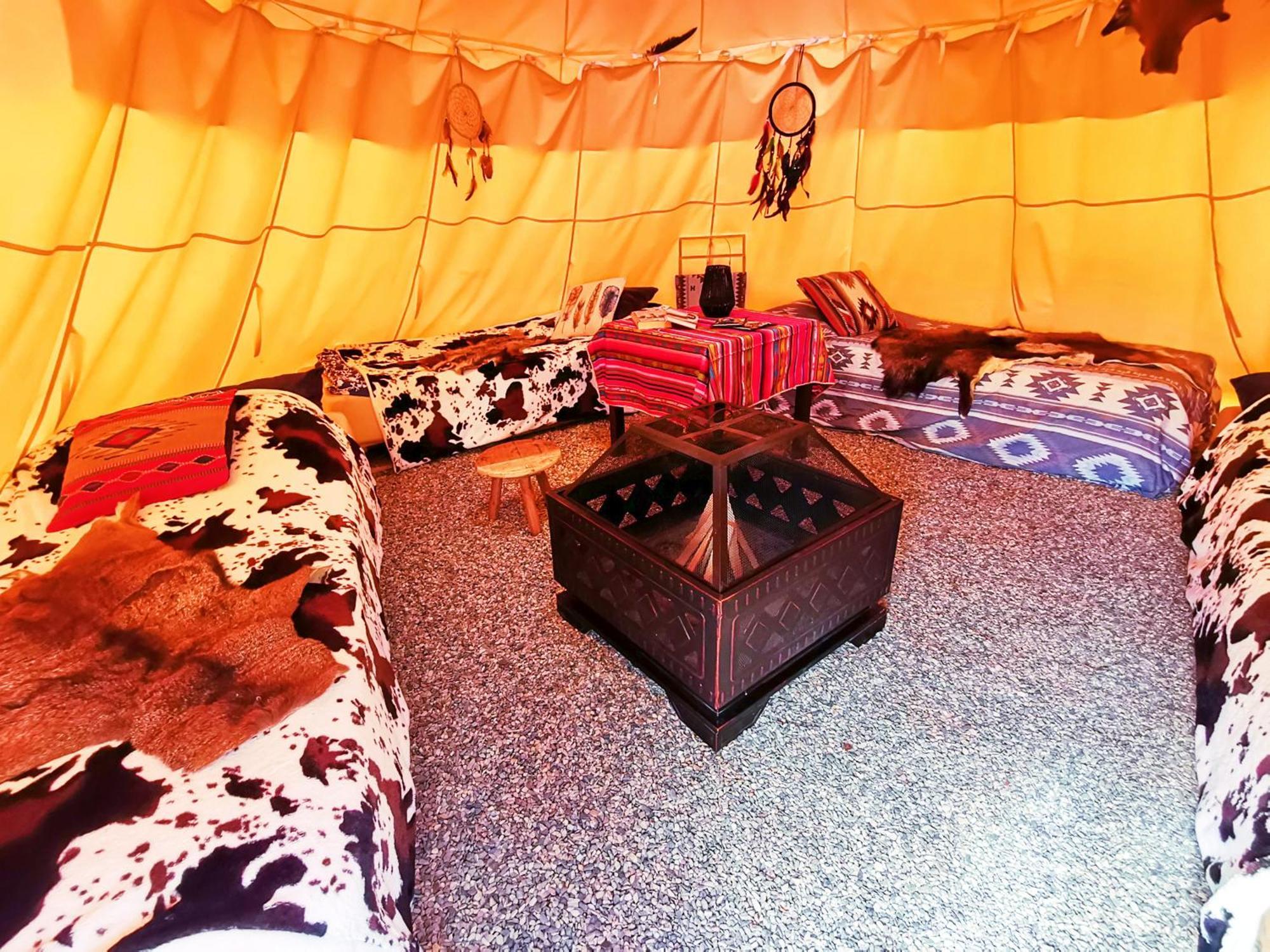 Teepee Camp Lounky Hotel Chodouny Exterior photo